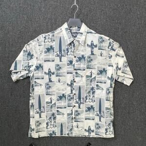 Duke Kahanamoku XXL Hawaiian Shirt – Surf Scene Print – Made in Hawaii